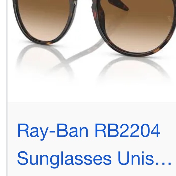 Ray-Ban Brown Gradient Sunglasses - Picture 1 of 2